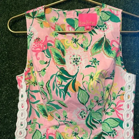 Lilly Pulitzer Mila Stretch Cotton Shift Dress in Via Amore Spritzer - Picture 7 of 13